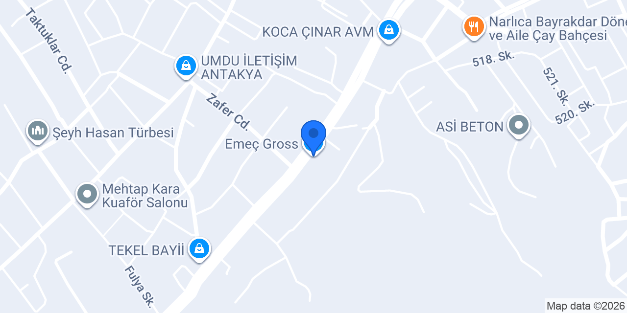 Emeç Gross konumu