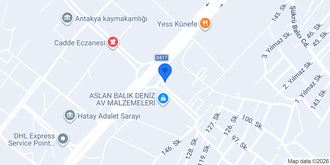 Antakya Taksi konumu