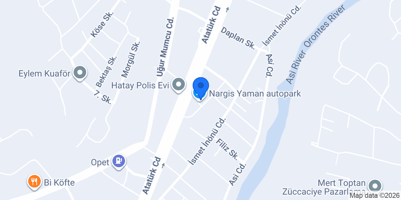 Nargis Yaman autopark konumu