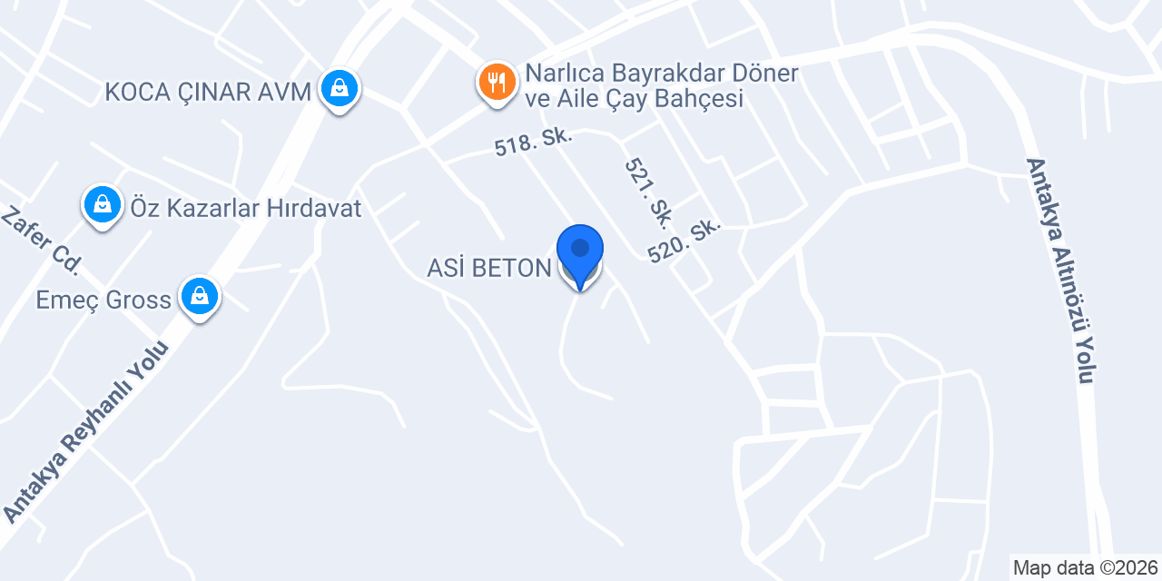 ASİ BETON konumu