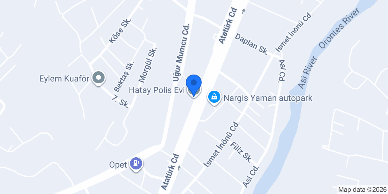 Hatay Polisevi konumu