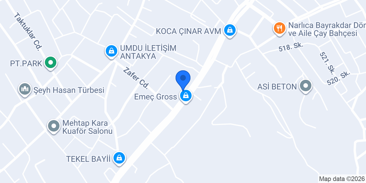 Atay Tarım A.Ş. konumu
