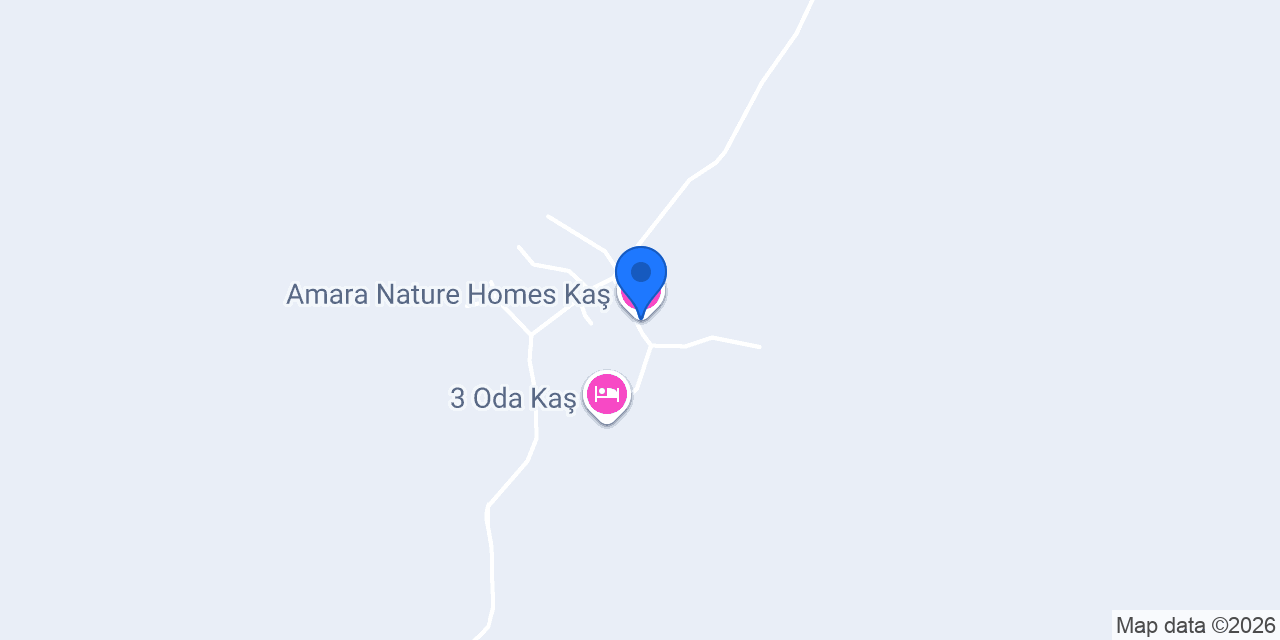 Amara Nature Homes Kaş konumu