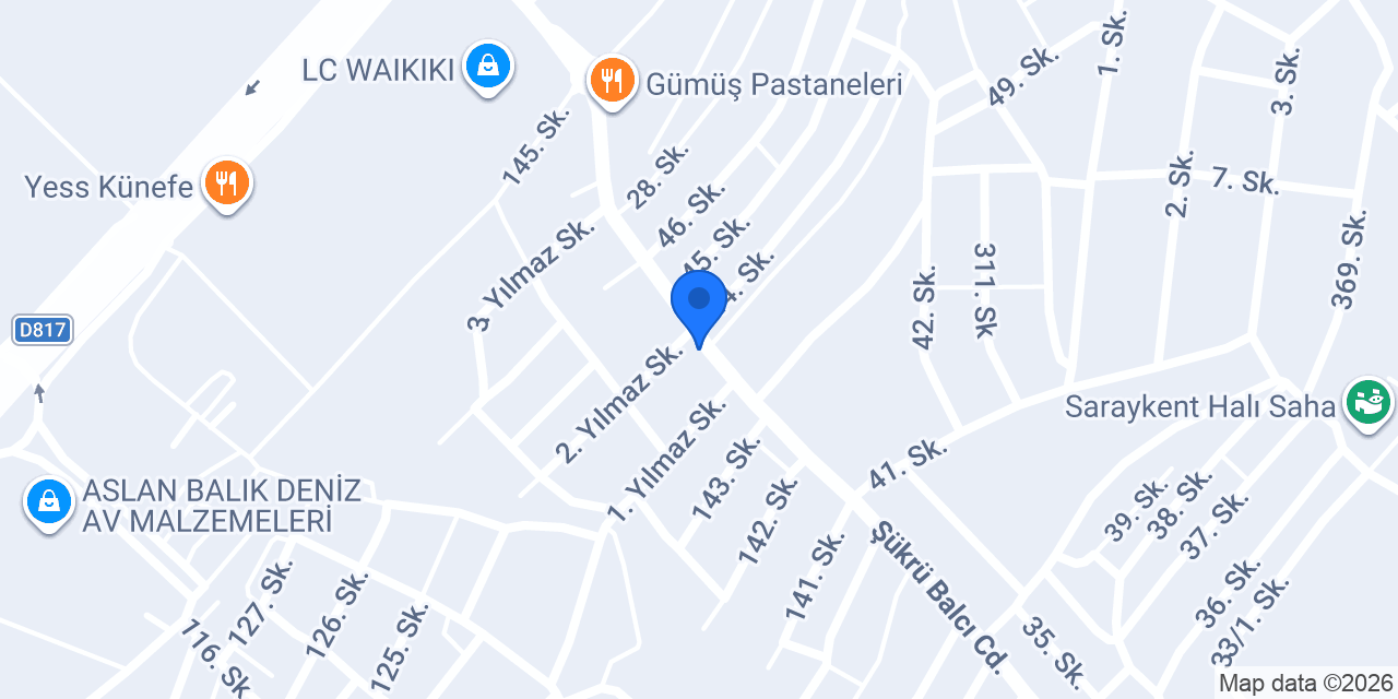 Korkmaz Künefe konumu
