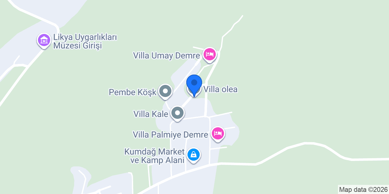 Villa olea konumu