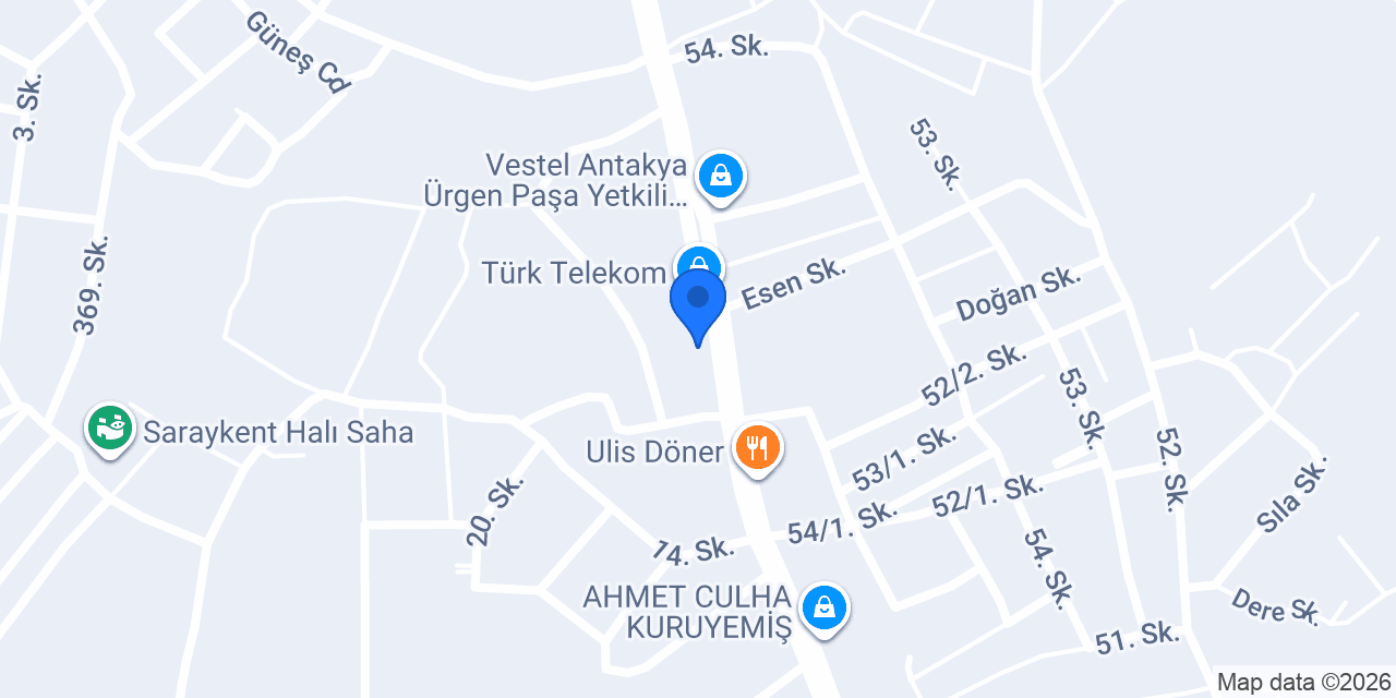 Sarı Center konumu