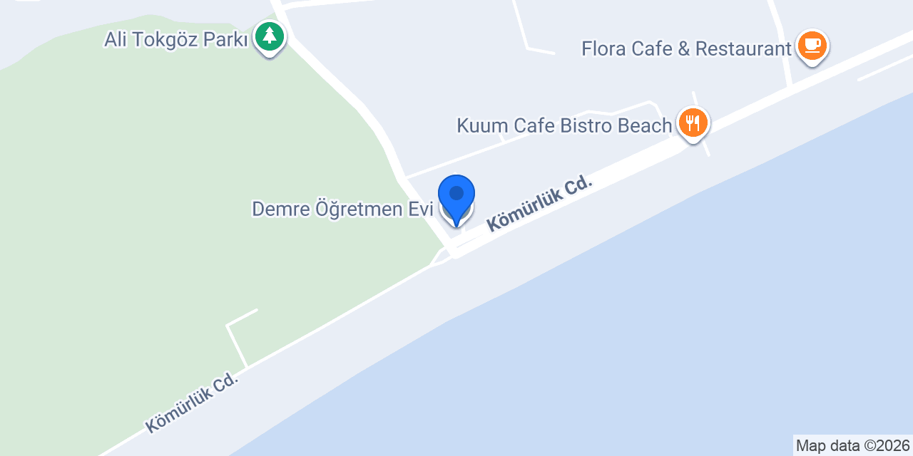 Demre Öğretmen Evi konumu