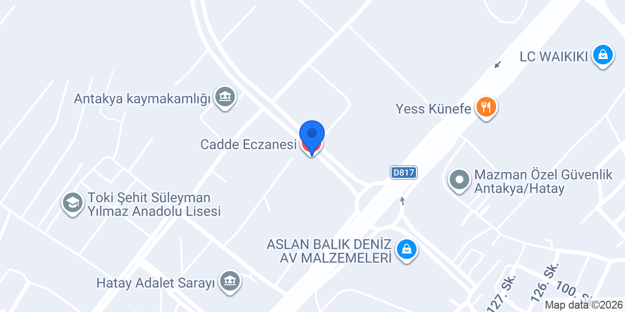 Cadde Eczanesi konumu