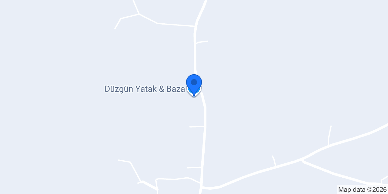 Düzgün Yatak & Baza konumu