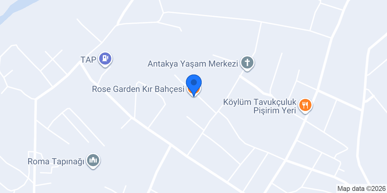 Rose Garden Kır Bahçesi konumu