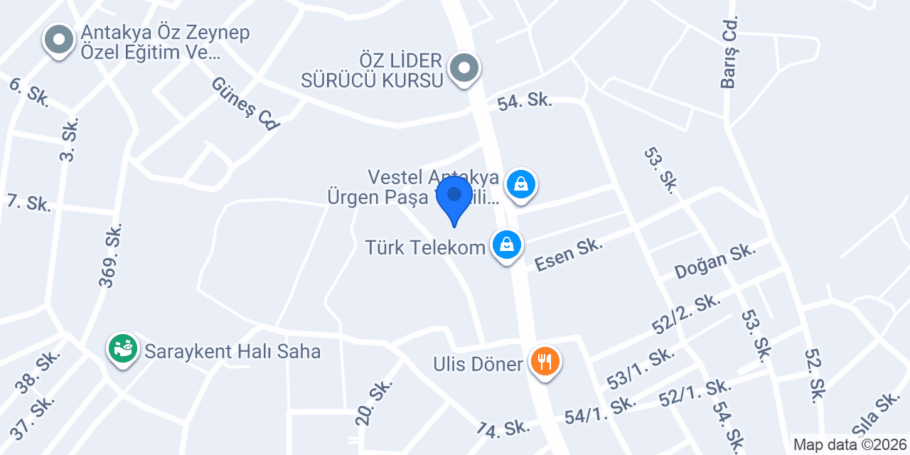 Mutlu Kuaför konumu