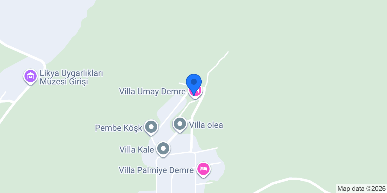 Villa Umay Demre konumu