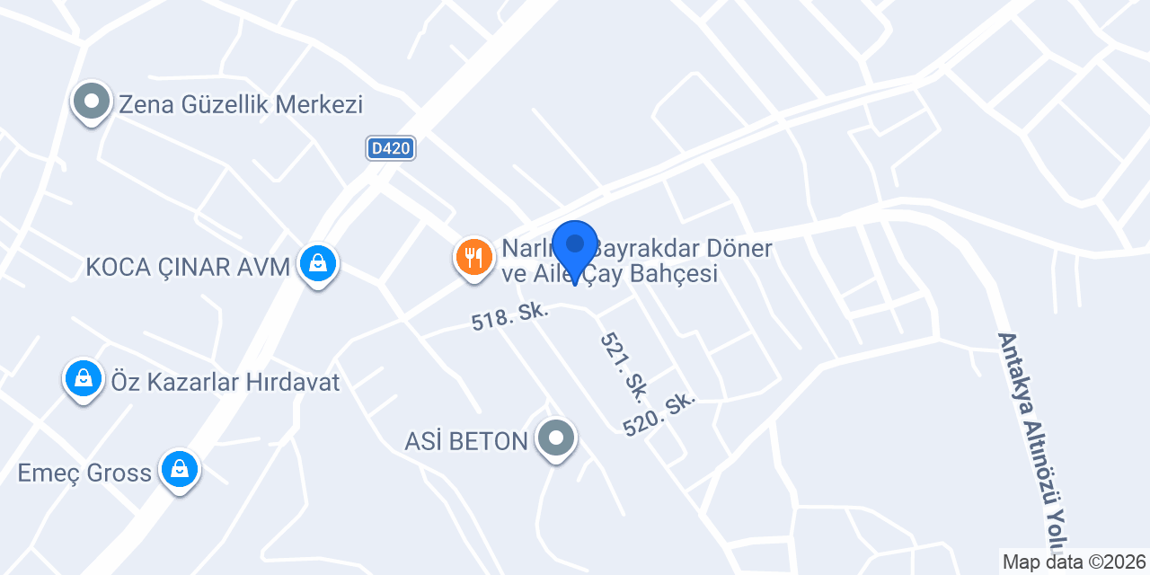 ÖZEL Antakya Acil sağlık kabini konumu