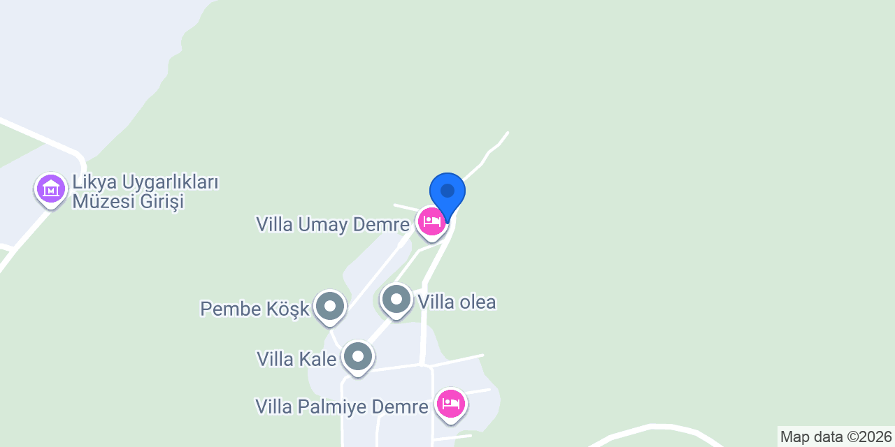 Villa Bade Demre konumu