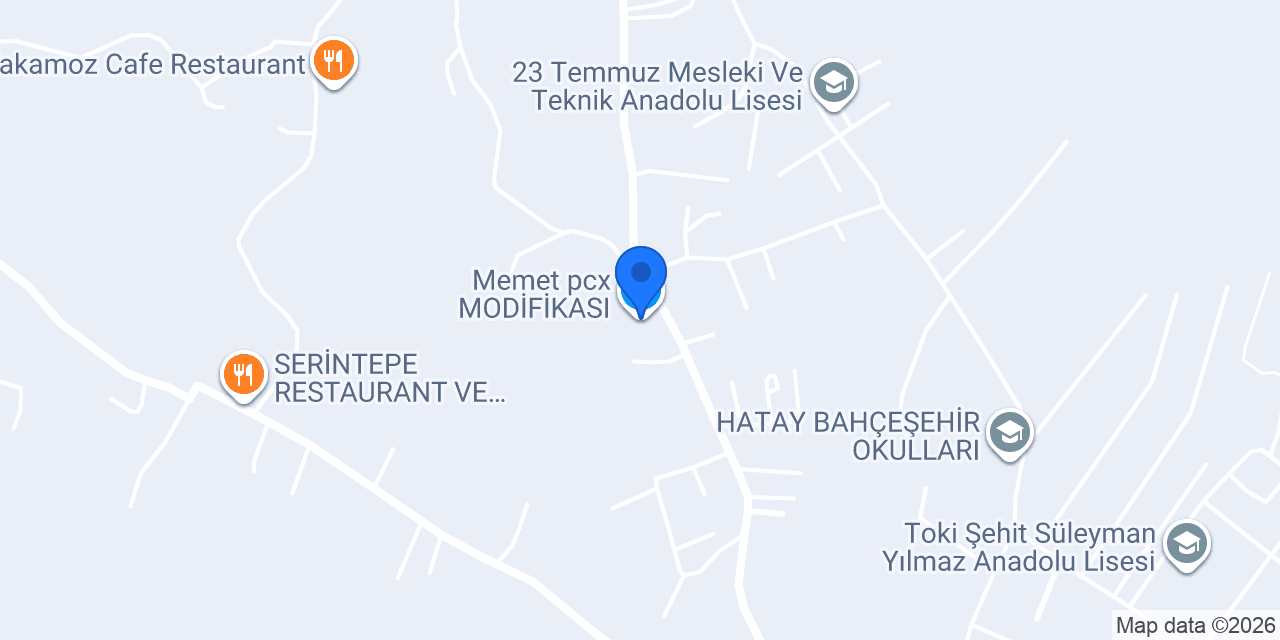 Memet pcx MODİFİKASI konumu