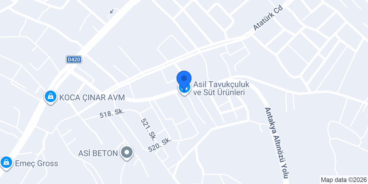 Asil Alüminyum konumu