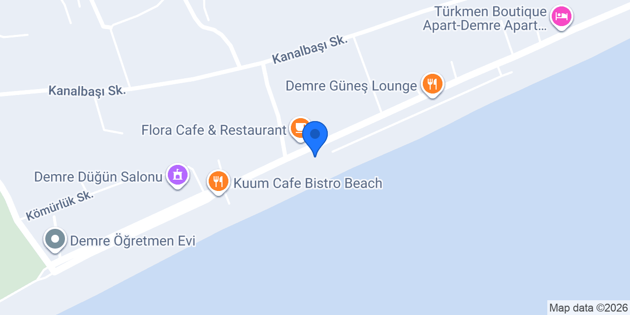 Olive Garden Beach&Lounge konumu
