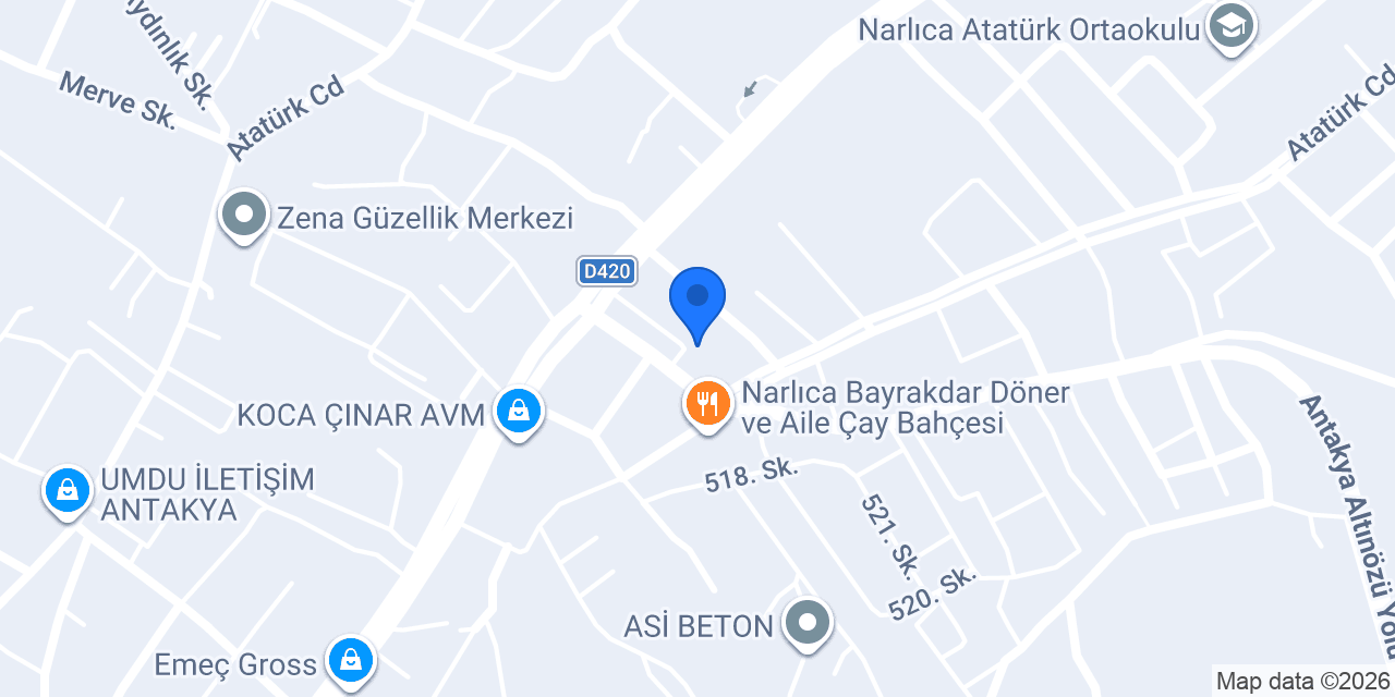 Komagene Etsiz Çiğ Köfte konumu