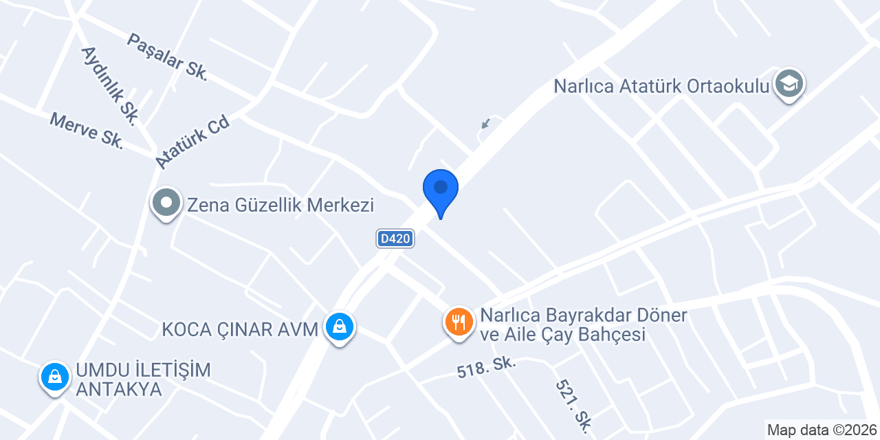 Hatay İl Göç İdaresi konumu
