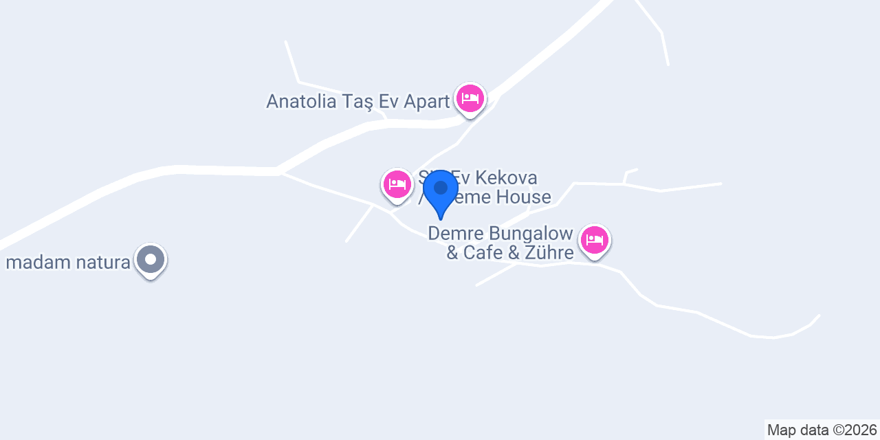 Taş Ev Kekova konumu