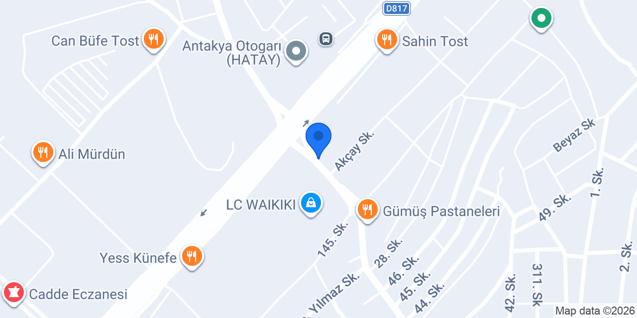Helvacı Ali Antakya Primemall konumu