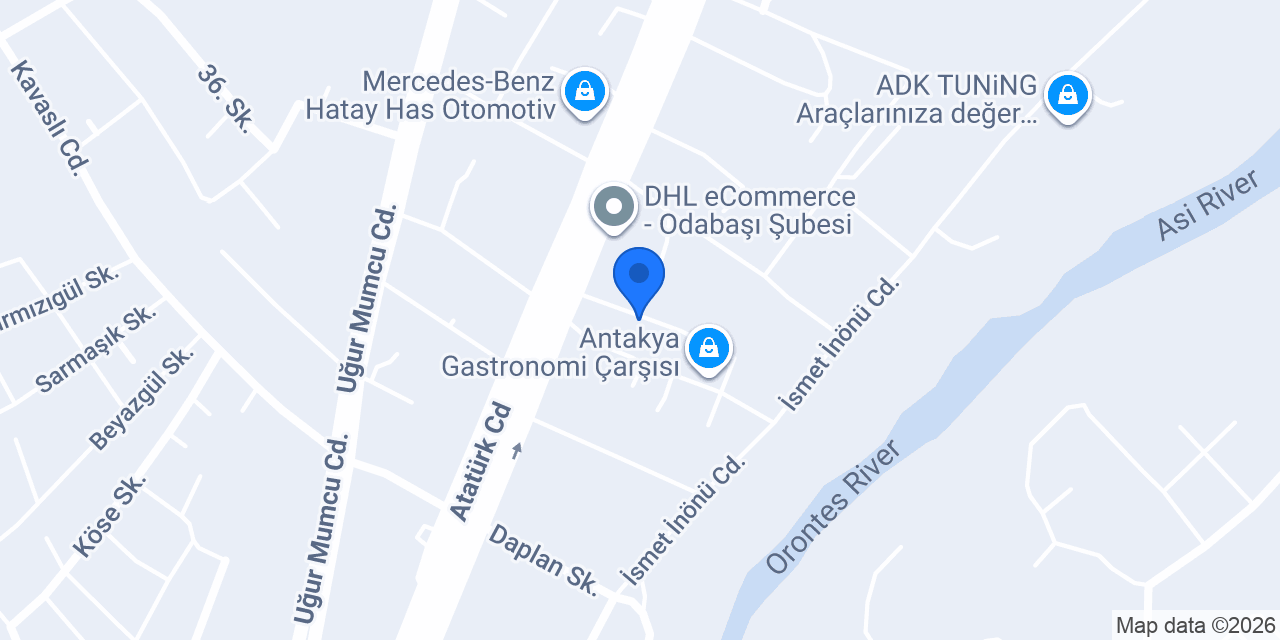 Güven Döner konumu