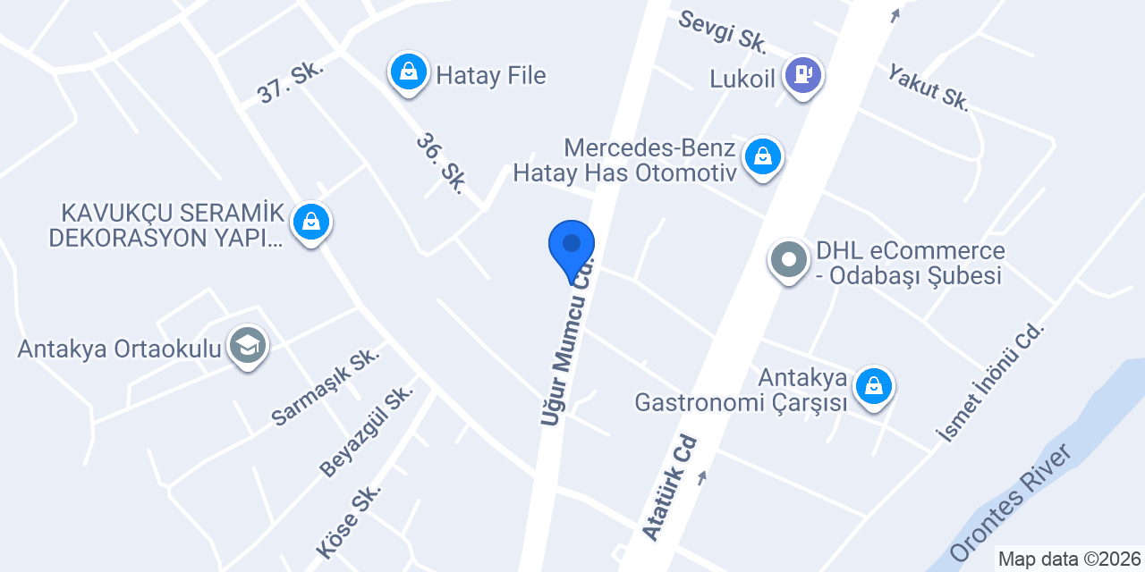 Harbiye Meze konumu