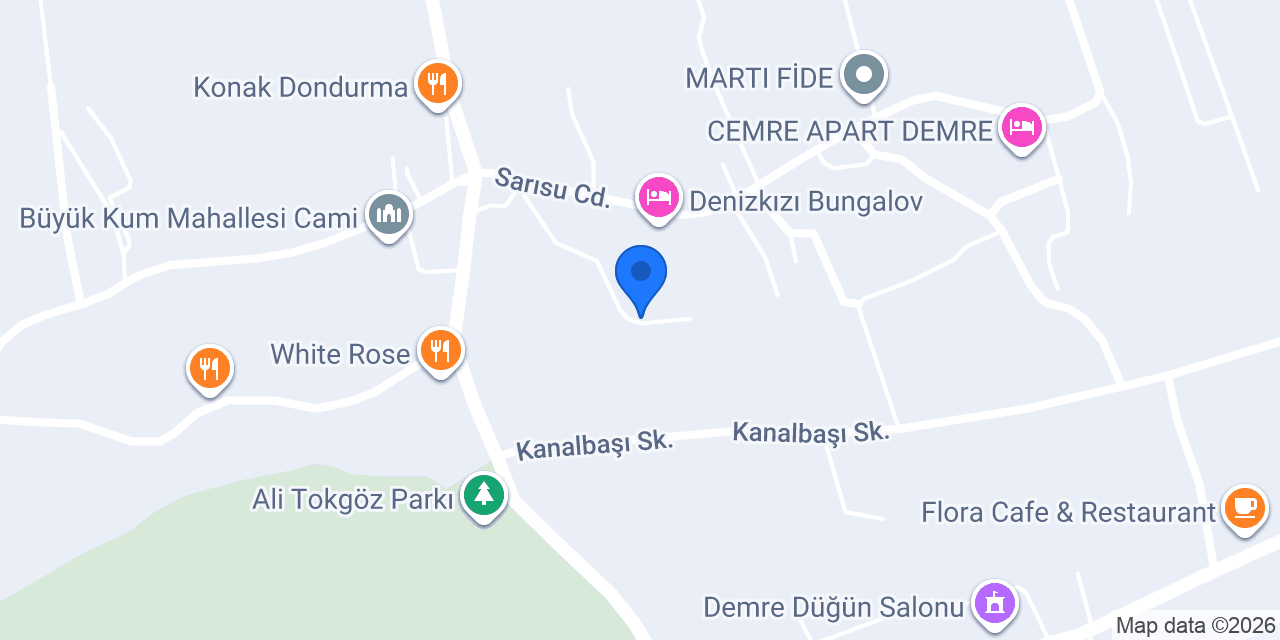 Demre Taşdibi Apart konumu