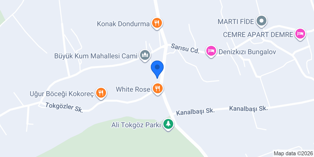 Palmiye Apart konumu