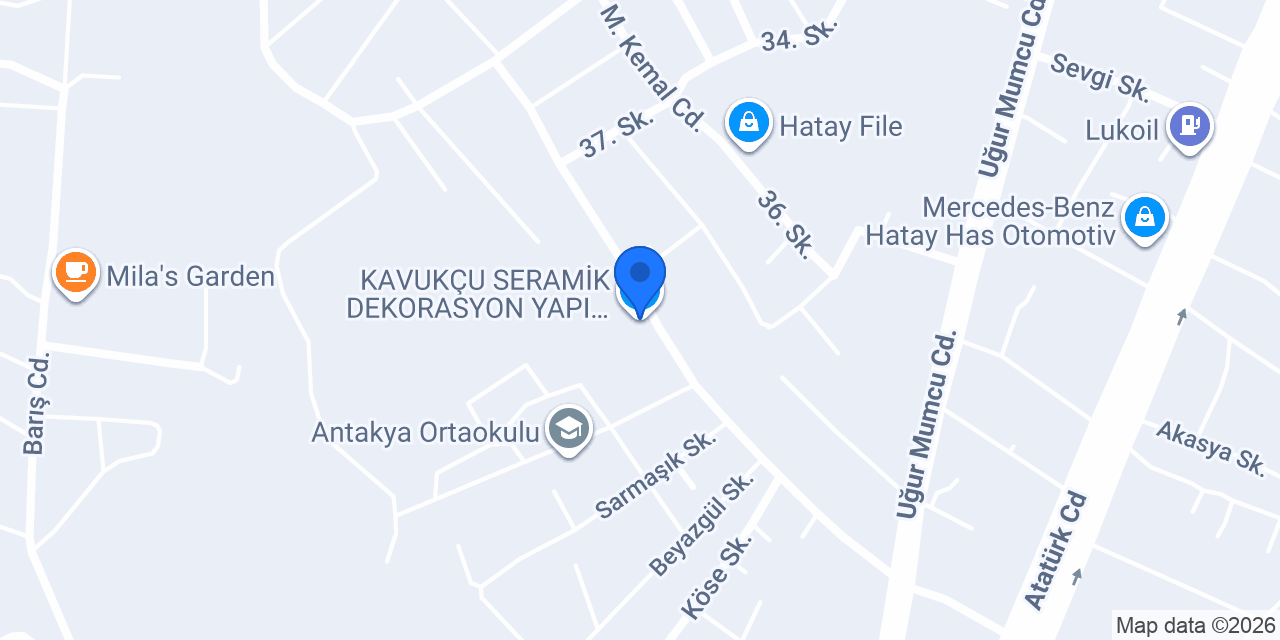 KAVUKÇU SERAMİK DEKORASYON YAPI MARKET konumu