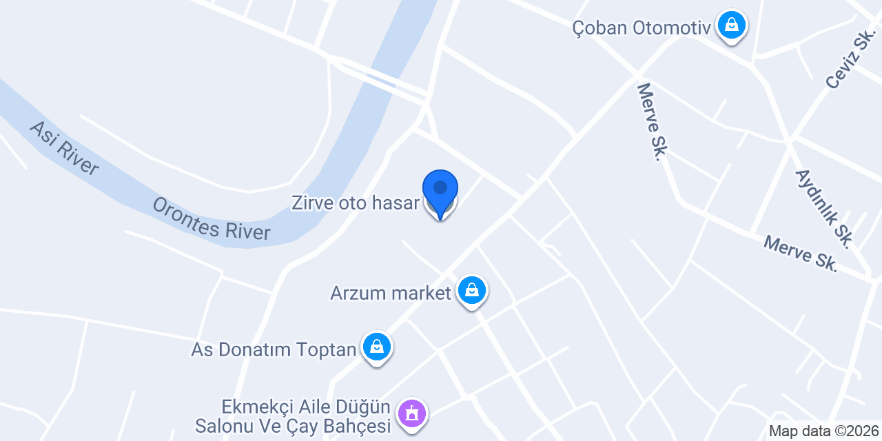 Zirve oto hasar konumu