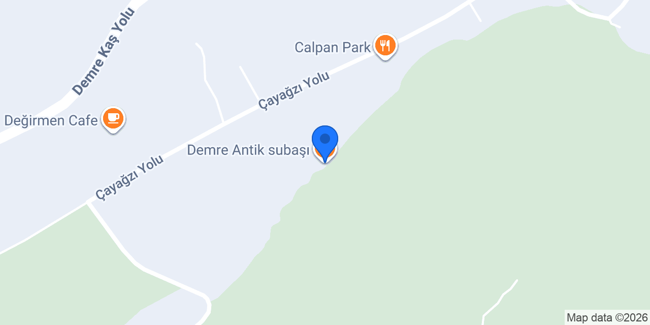 Demre Antik subaşı konumu