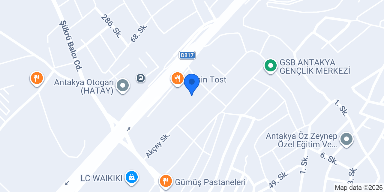 Öykü Kitabevi konumu