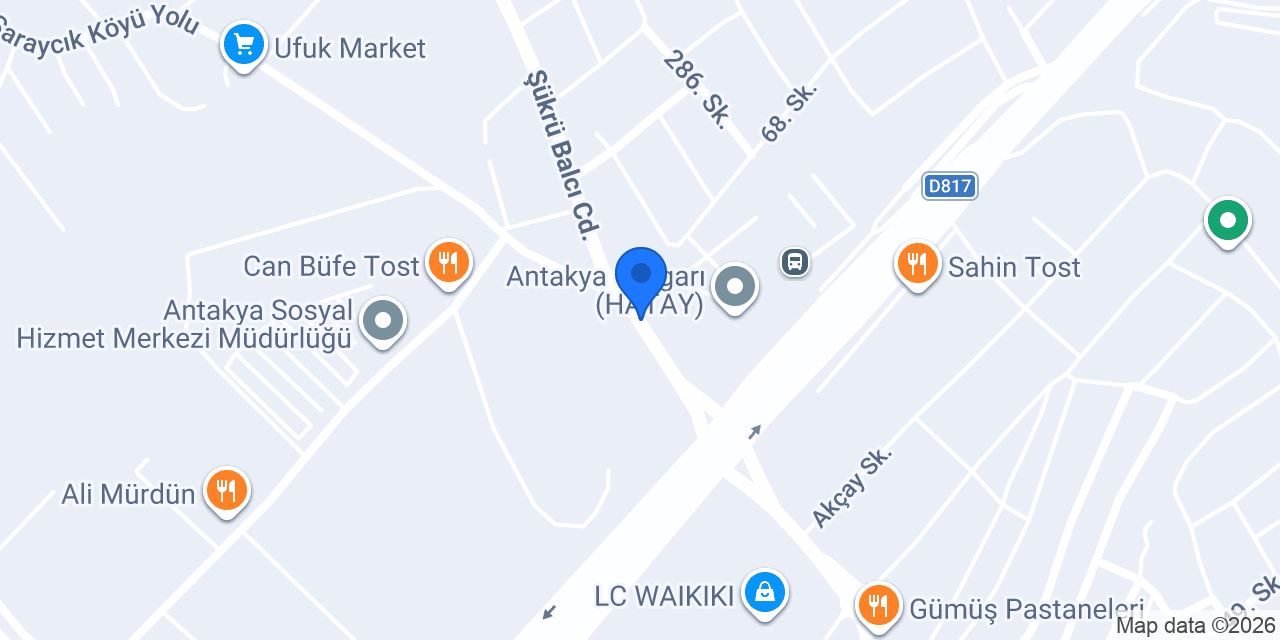 Antakya Taksi Mevlüt konumu