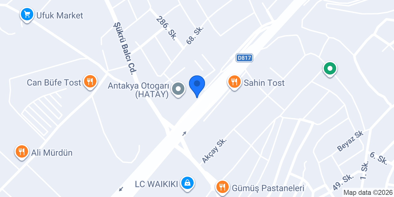 METRO TURİZM / HATAY konumu