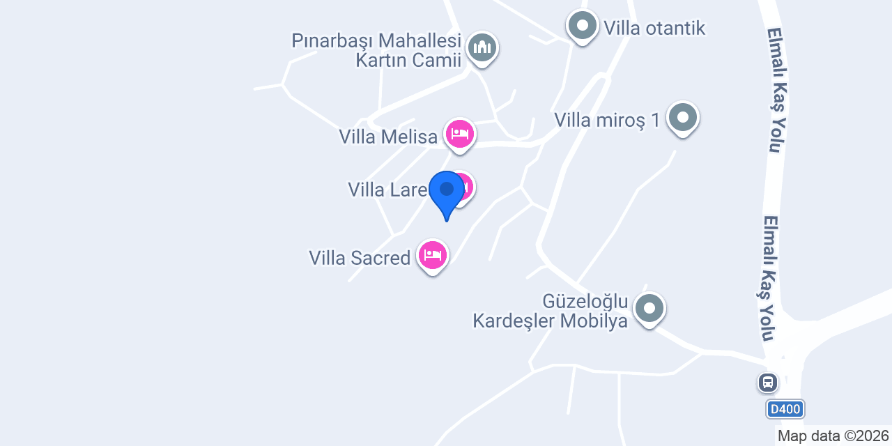 Villa Luz konumu