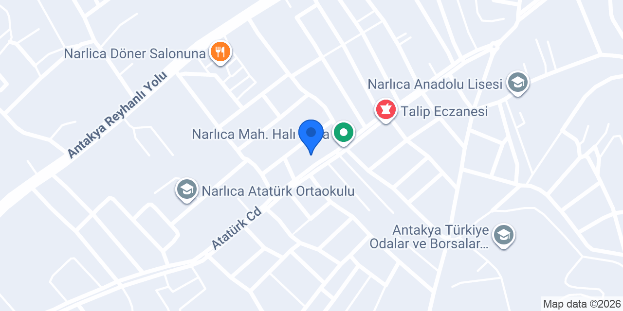 Ülküm çiçekçilik konumu