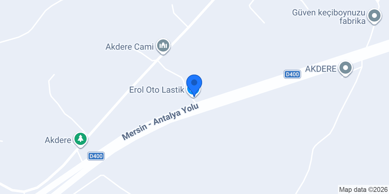 Erol Oto Lastik konumu