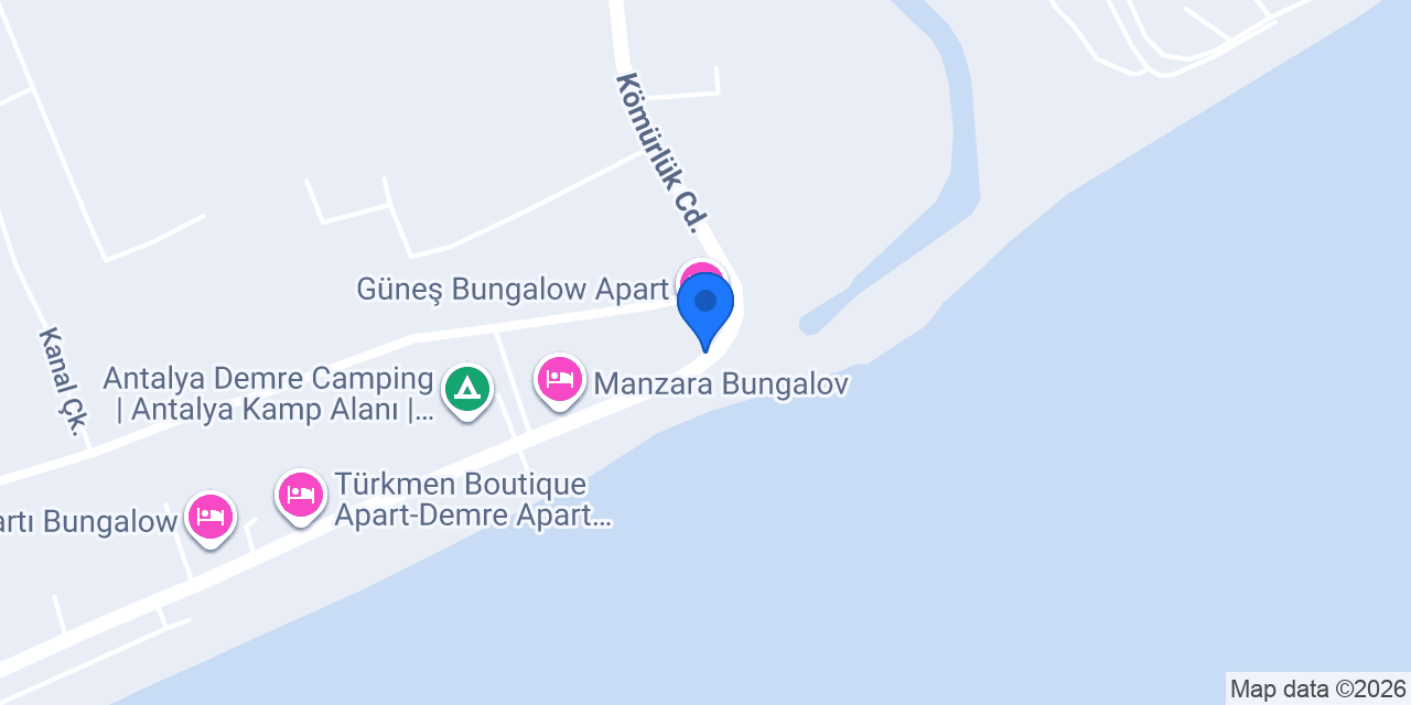 efe apart bungalov konumu