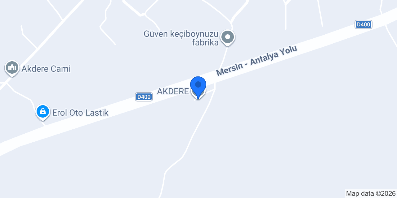 AKDERE konumu