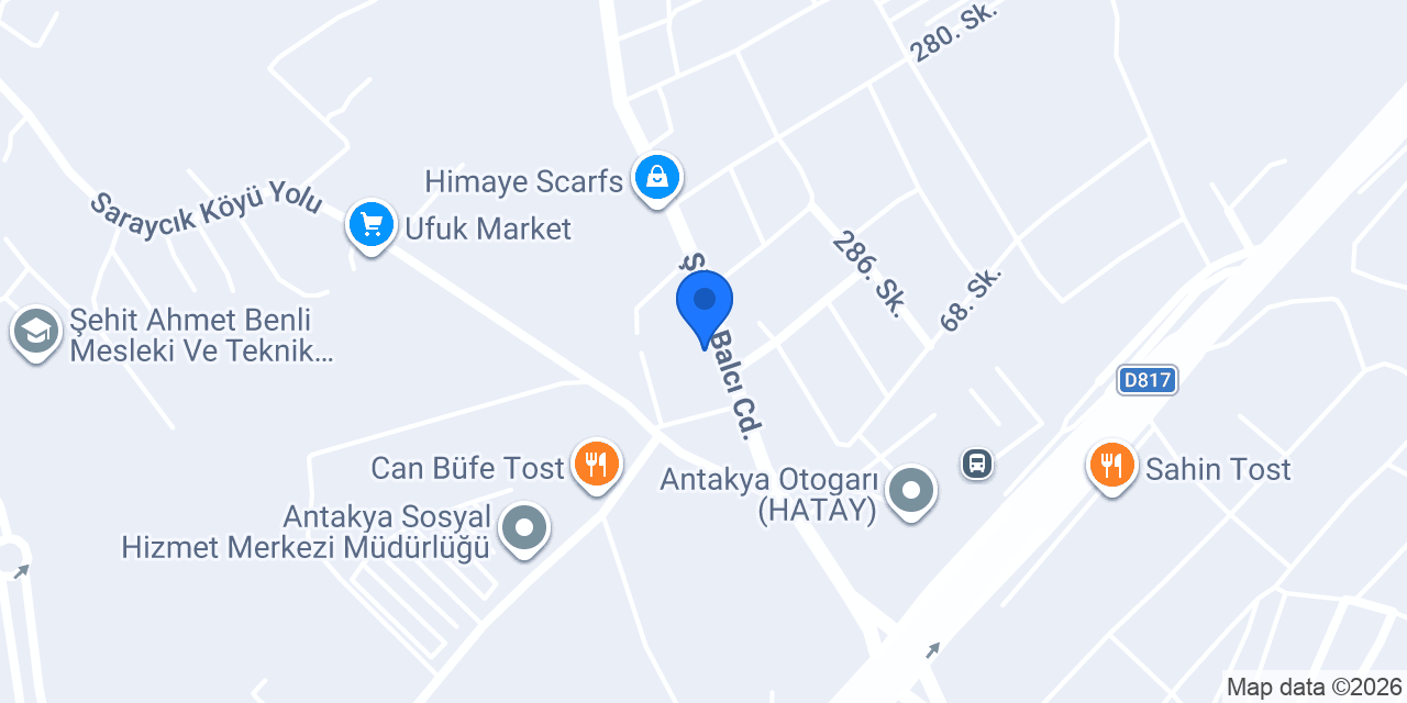 Papatya çiçek evi konumu