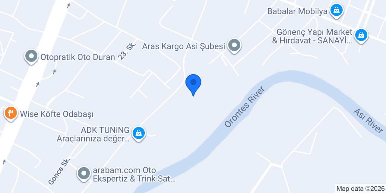 LUBAN CNC İŞLEM MERKEZİ konumu