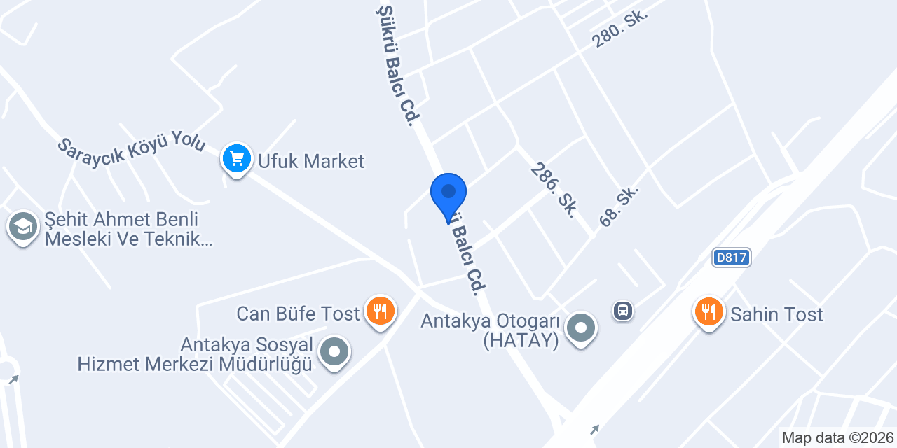 MİYA PETSHOP Antakya konumu