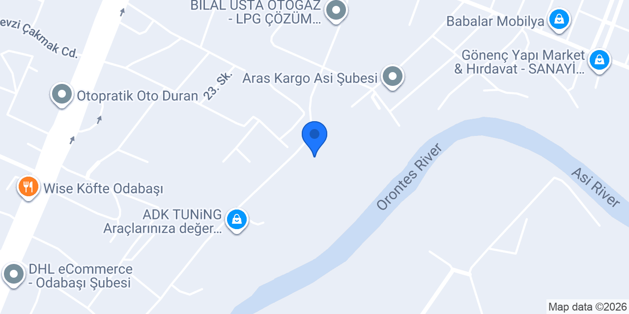 Akdeniz Otomotiv Hasar Onarım Merkezi konumu