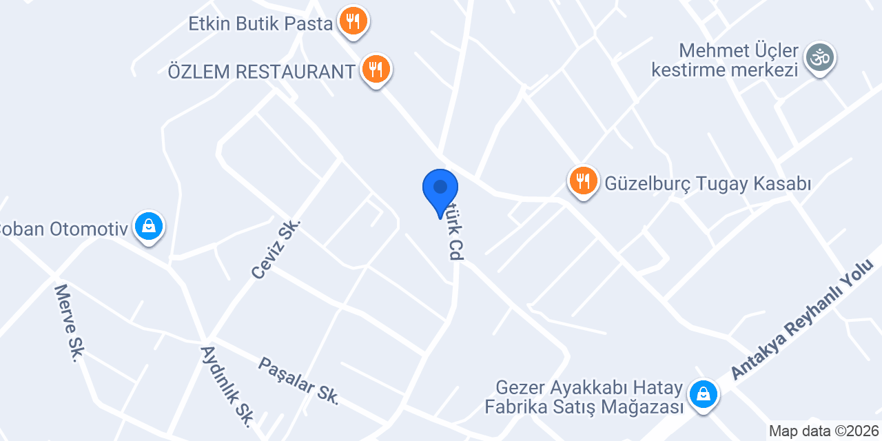 Arhein Tekstil konumu
