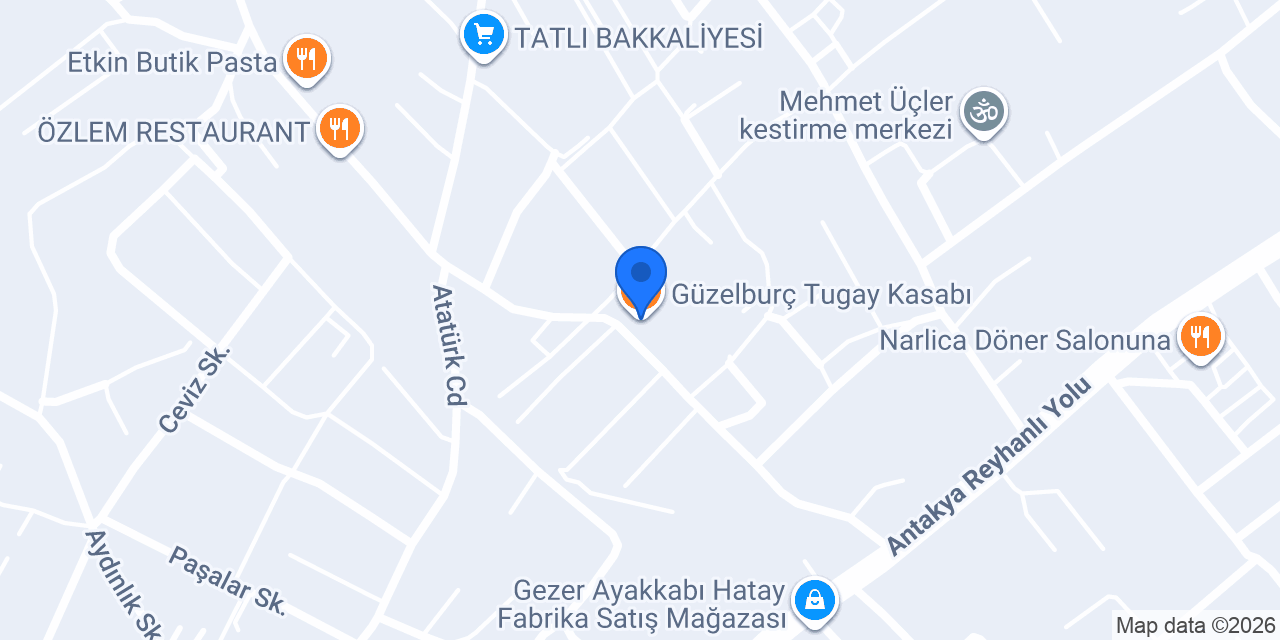 Güzelburç Tugay Kasabı konumu