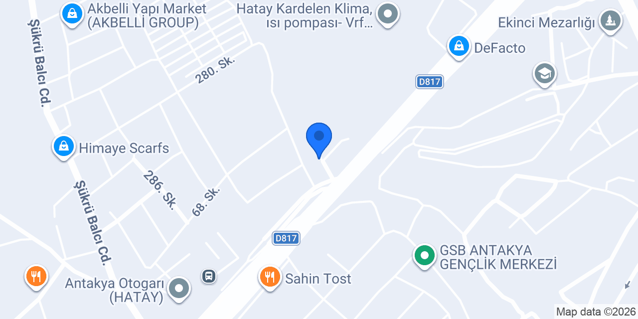 HATAY POZİTİF İŞ GÜVENLİĞİ konumu