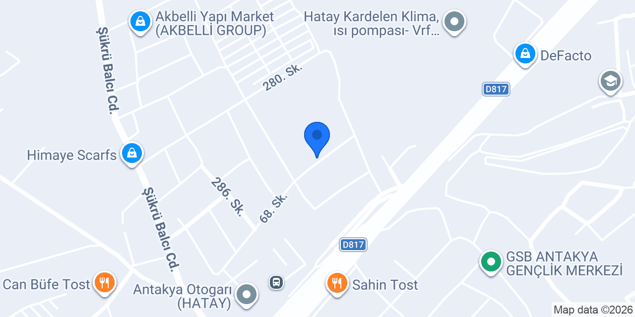 Aster Mobilya Dekorasyon konumu