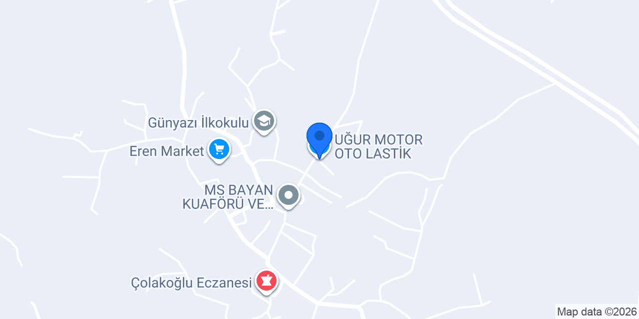 UĞUR MOTOR OTO LASTİK konumu