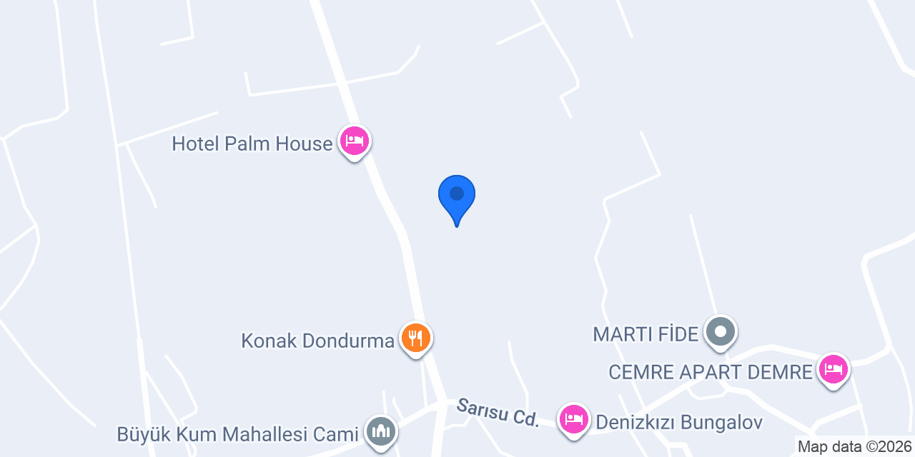 Venüs Bungalov & Apart konumu